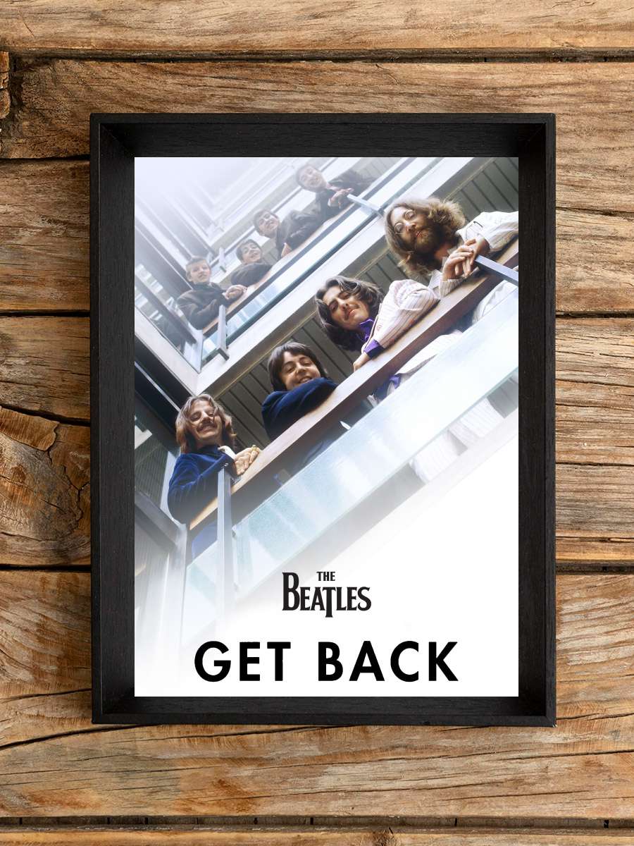 The Beatles: Get Back Dizi Tablo Siyah Çerçeveli Dizi Poster Duvar Tablo