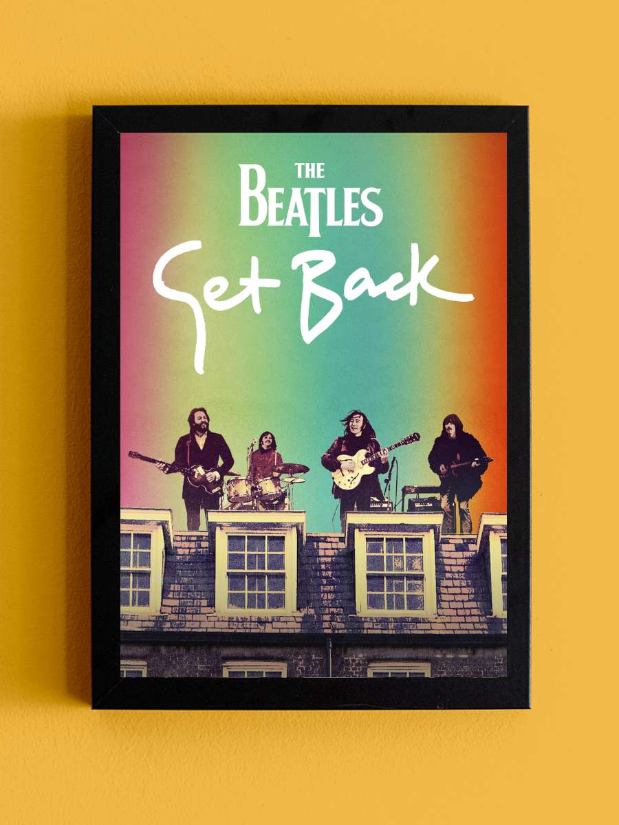 The Beatles: Get Back Dizi Tablo Siyah Çerçeveli Dizi Poster Duvar Tablo