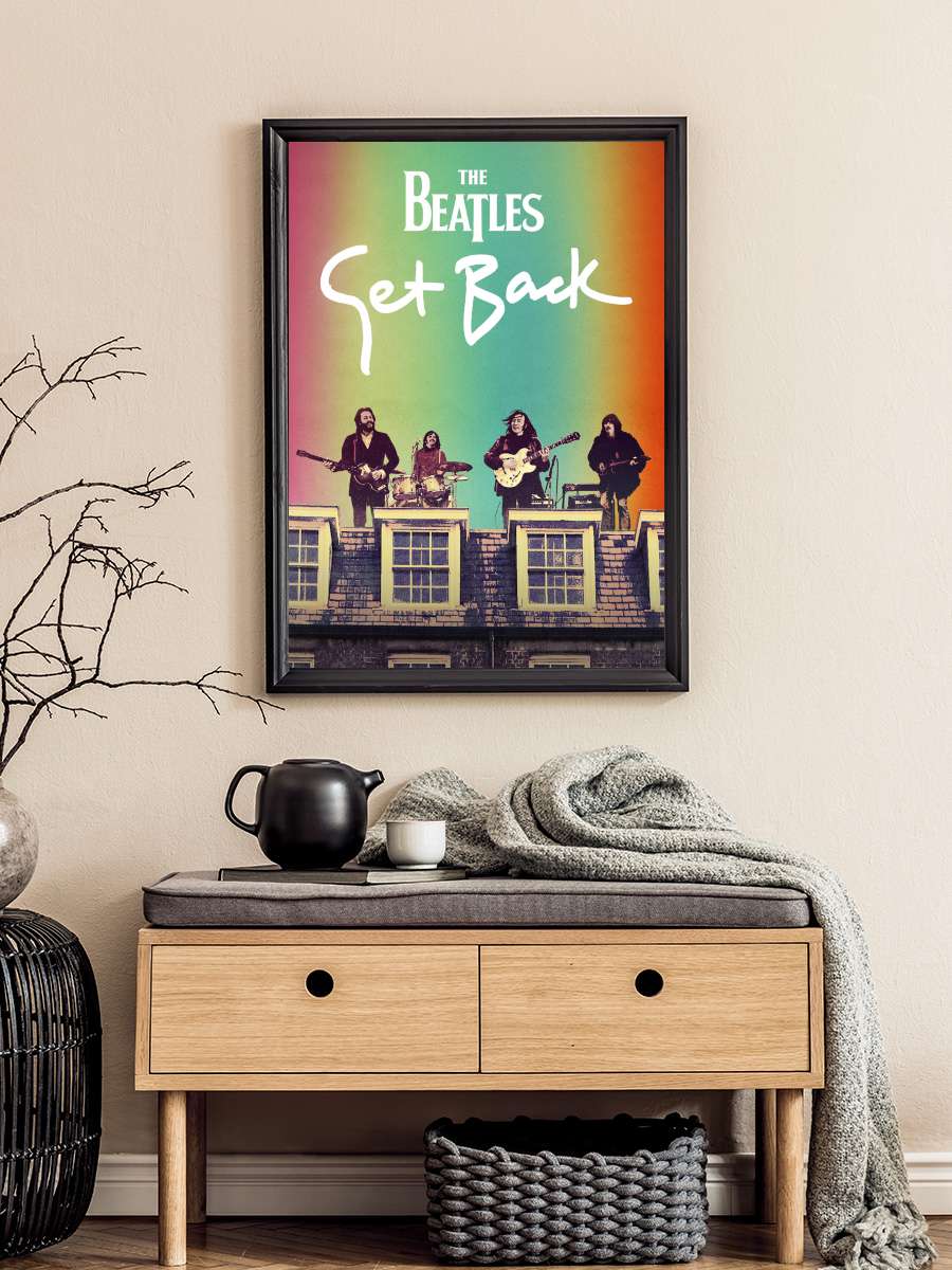 The Beatles: Get Back Dizi Tablo Siyah Çerçeveli Dizi Poster Duvar Tablo