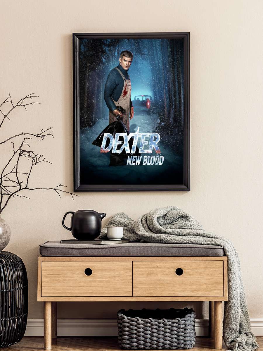 Dexter: New Blood Dizi Tablo Siyah Çerçeveli Dizi Poster Duvar Tablo