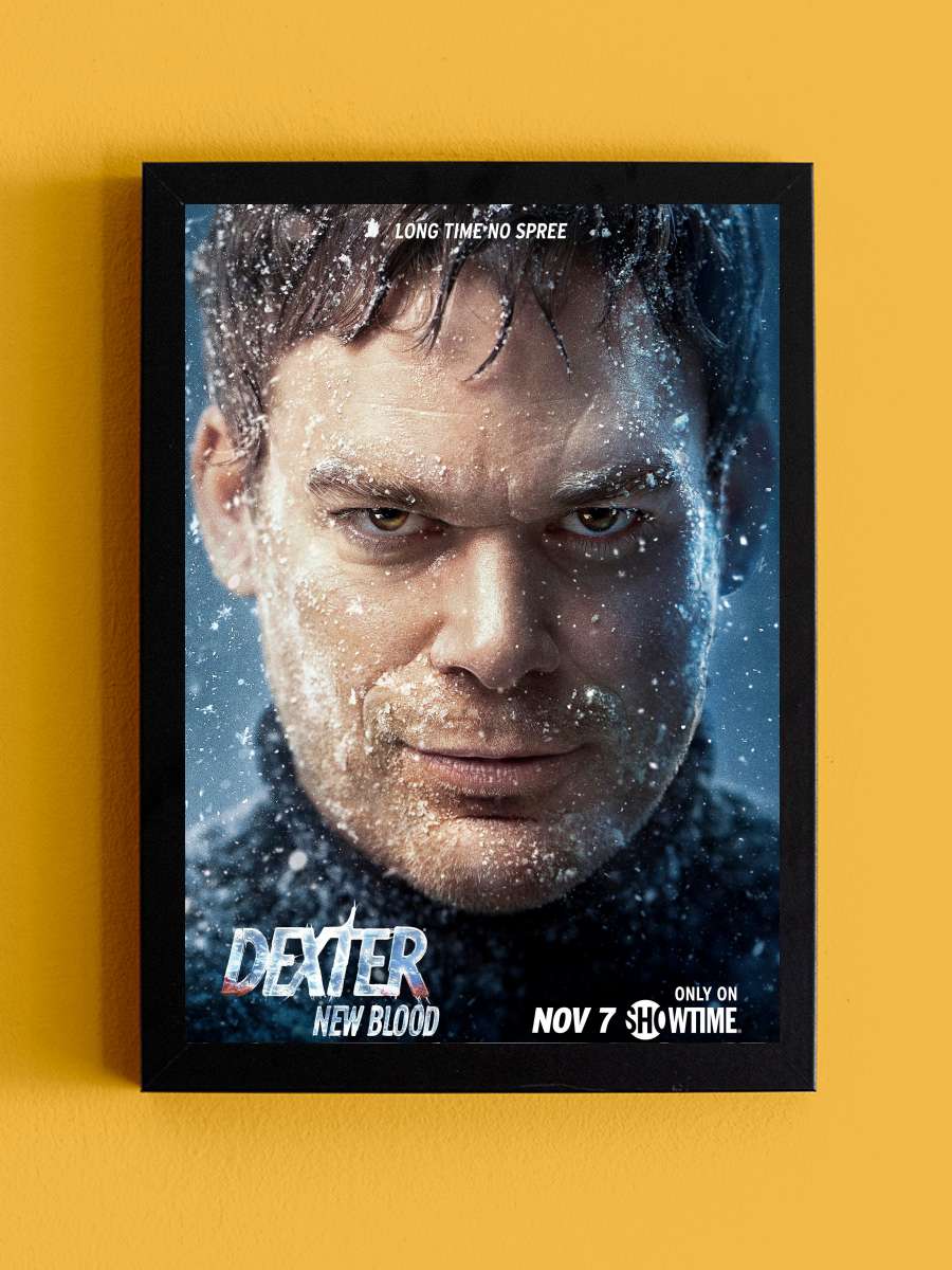 Dexter: New Blood Dizi Tablo Siyah Çerçeveli Dizi Poster Duvar Tablo