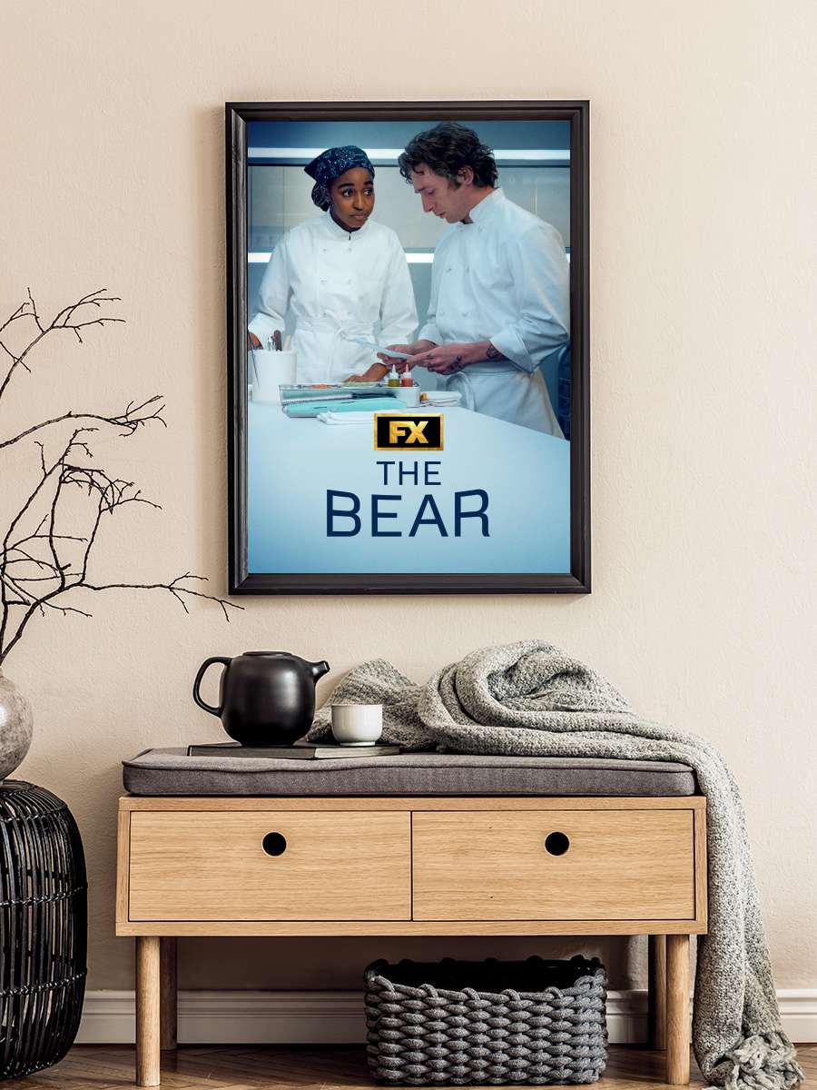 The Bear Dizi Tablo Siyah Çerçeveli Dizi Poster Duvar Tablo