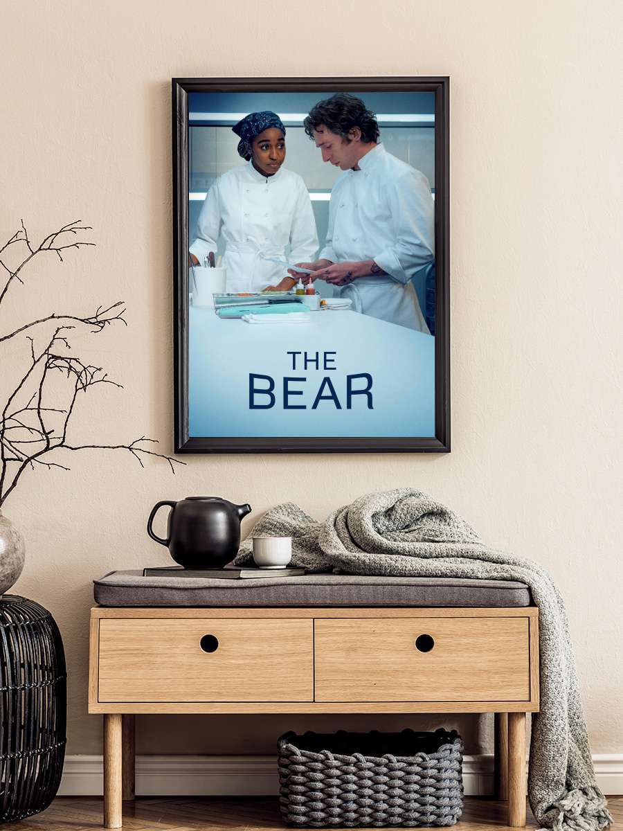 The Bear Dizi Tablo Siyah Çerçeveli Dizi Poster Duvar Tablo