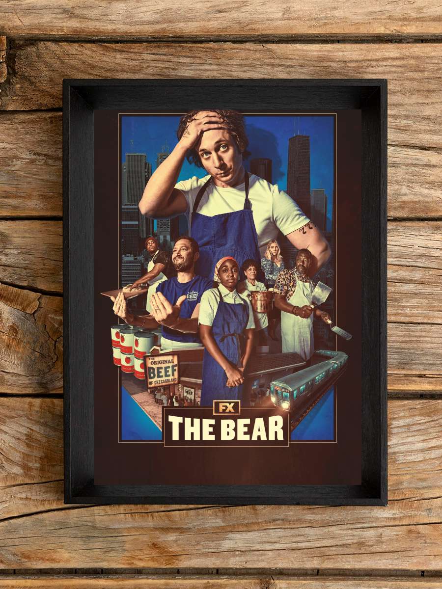 The Bear Dizi Tablo Siyah Çerçeveli Dizi Poster Duvar Tablo