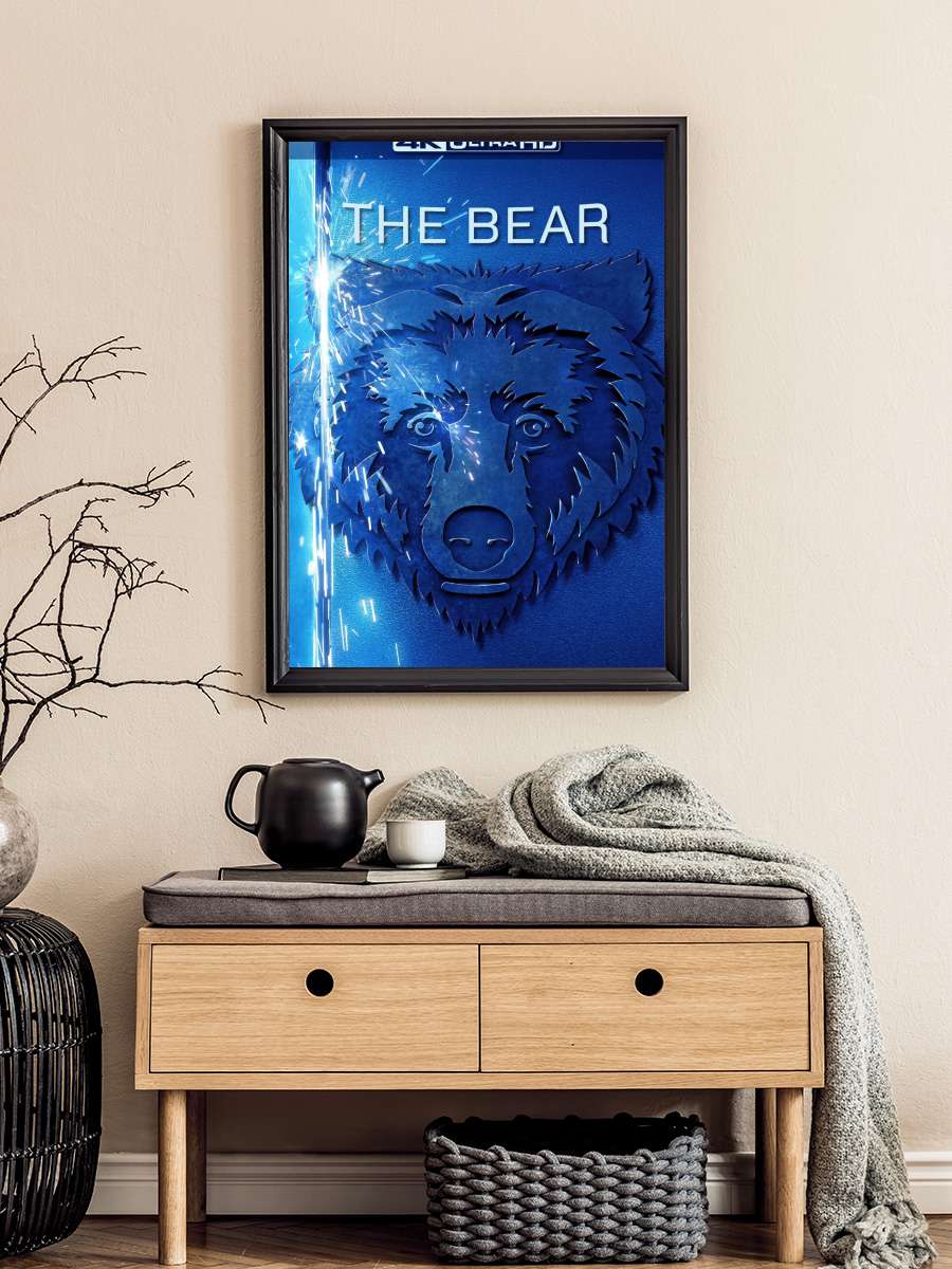 The Bear Dizi Tablo Siyah Çerçeveli Dizi Poster Duvar Tablo