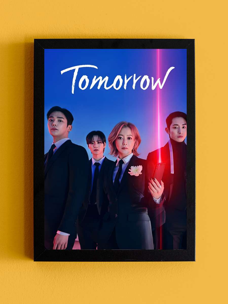 Tomorrow - 내일 Dizi Tablo Siyah Çerçeveli Dizi Poster Duvar Tablo