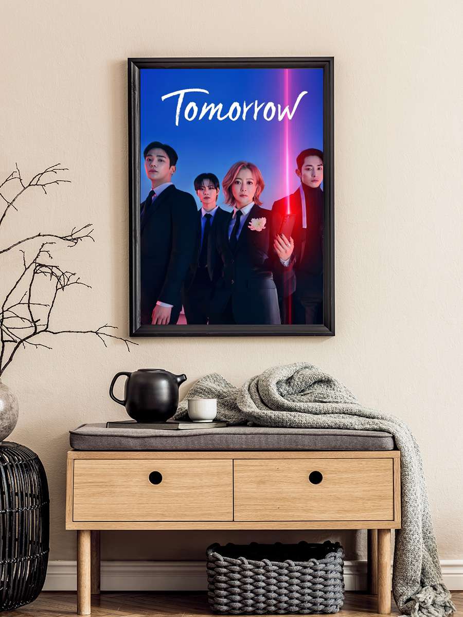 Tomorrow - 내일 Dizi Tablo Siyah Çerçeveli Dizi Poster Duvar Tablo