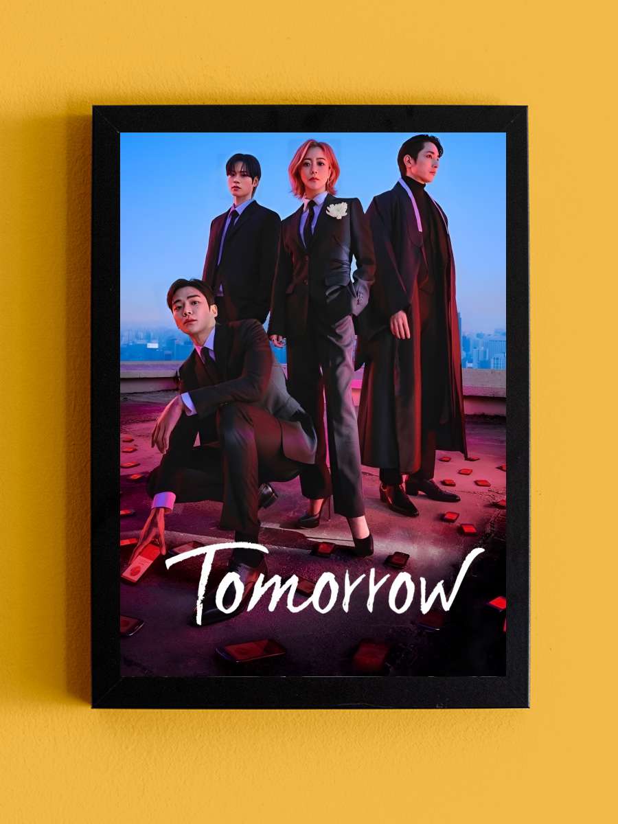 Tomorrow - 내일 Dizi Tablo Siyah Çerçeveli Dizi Poster Duvar Tablo