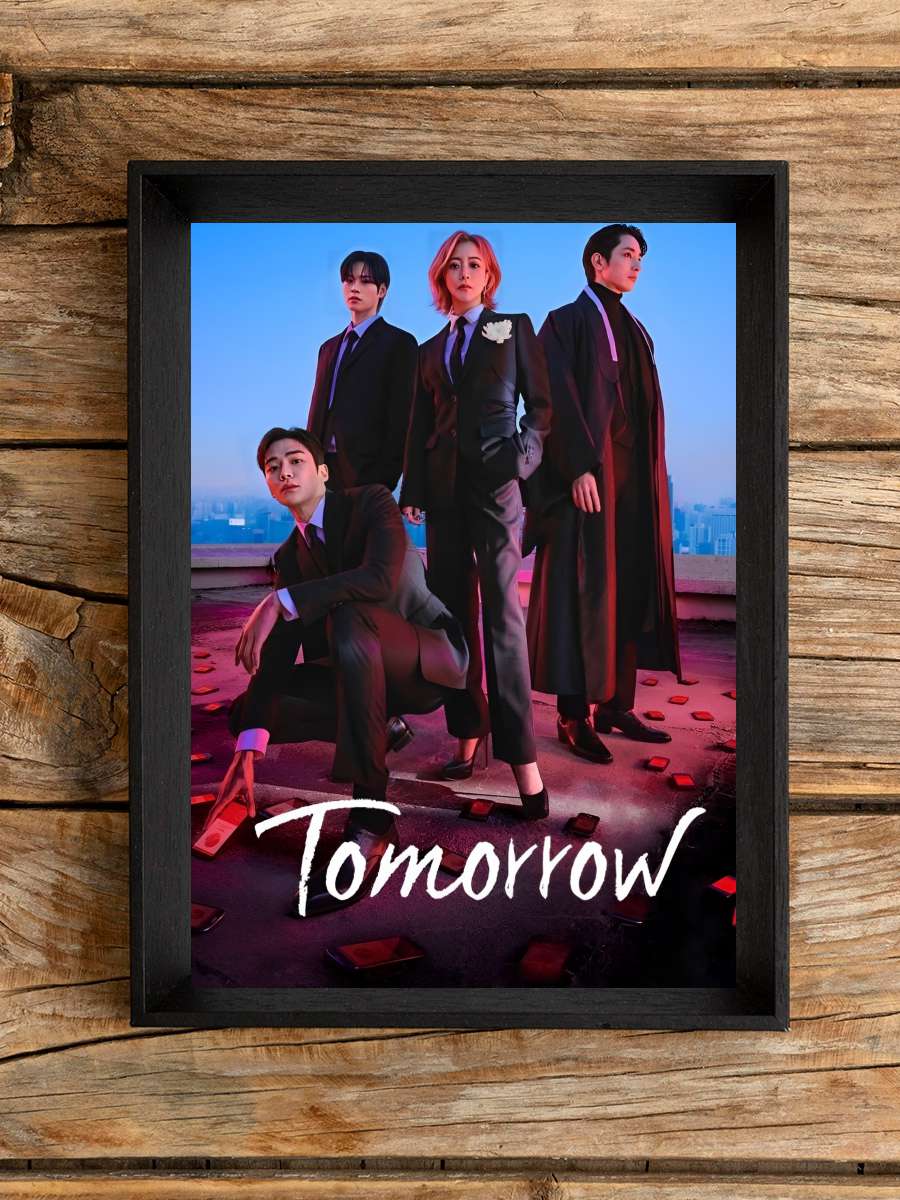 Tomorrow - 내일 Dizi Tablo Siyah Çerçeveli Dizi Poster Duvar Tablo