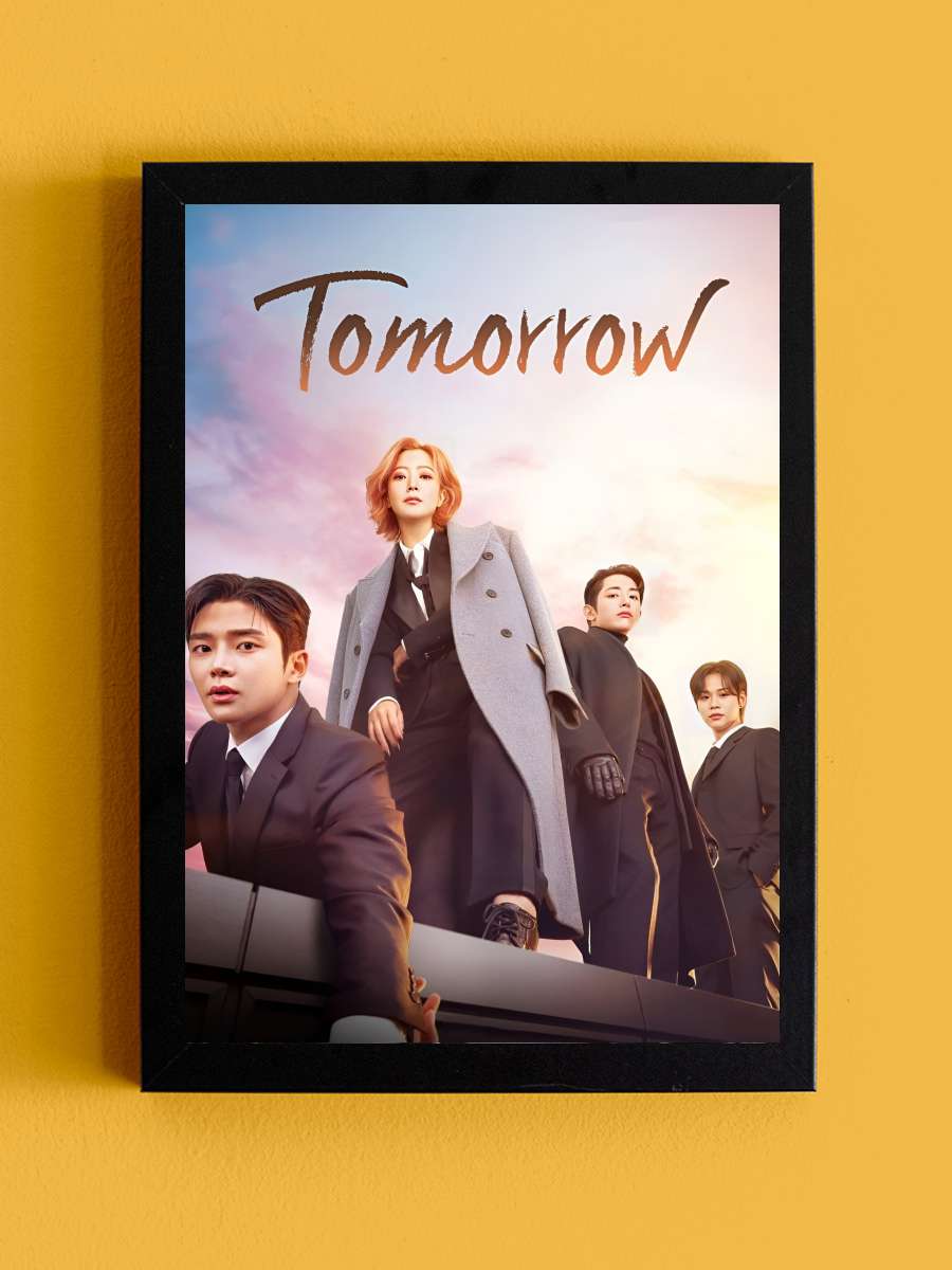 Tomorrow - 내일 Dizi Tablo Siyah Çerçeveli Dizi Poster Duvar Tablo