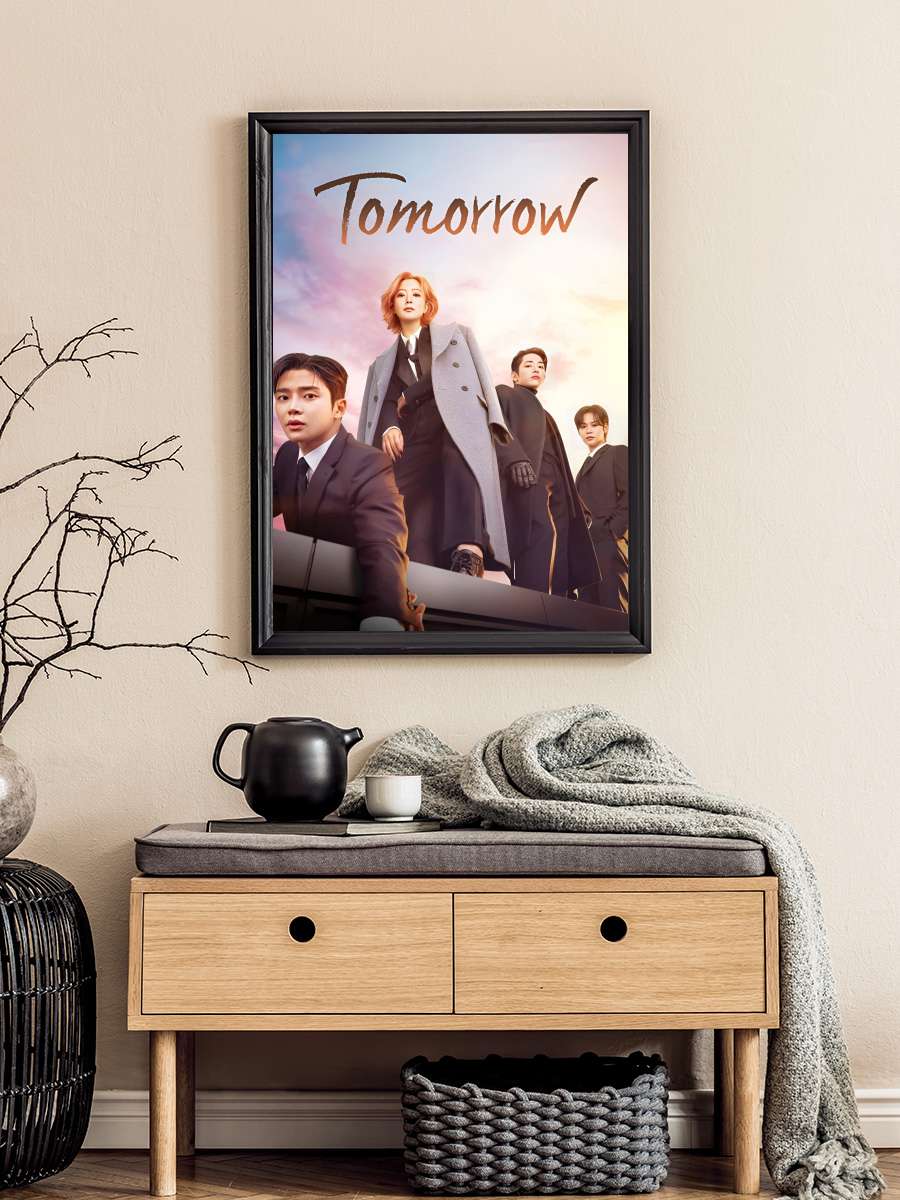 Tomorrow - 내일 Dizi Tablo Siyah Çerçeveli Dizi Poster Duvar Tablo