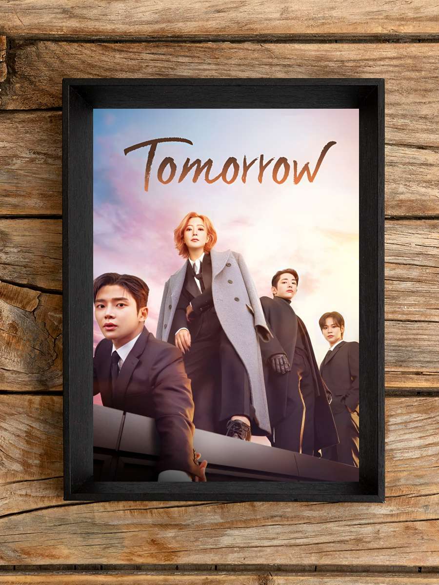 Tomorrow - 내일 Dizi Tablo Siyah Çerçeveli Dizi Poster Duvar Tablo