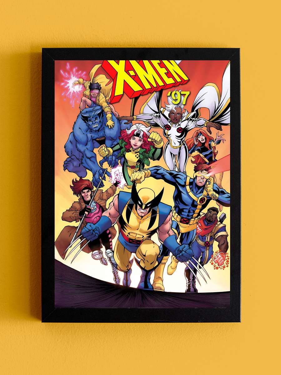 X-Men '97 Dizi Tablo Siyah Çerçeveli Dizi Poster Duvar Tablo