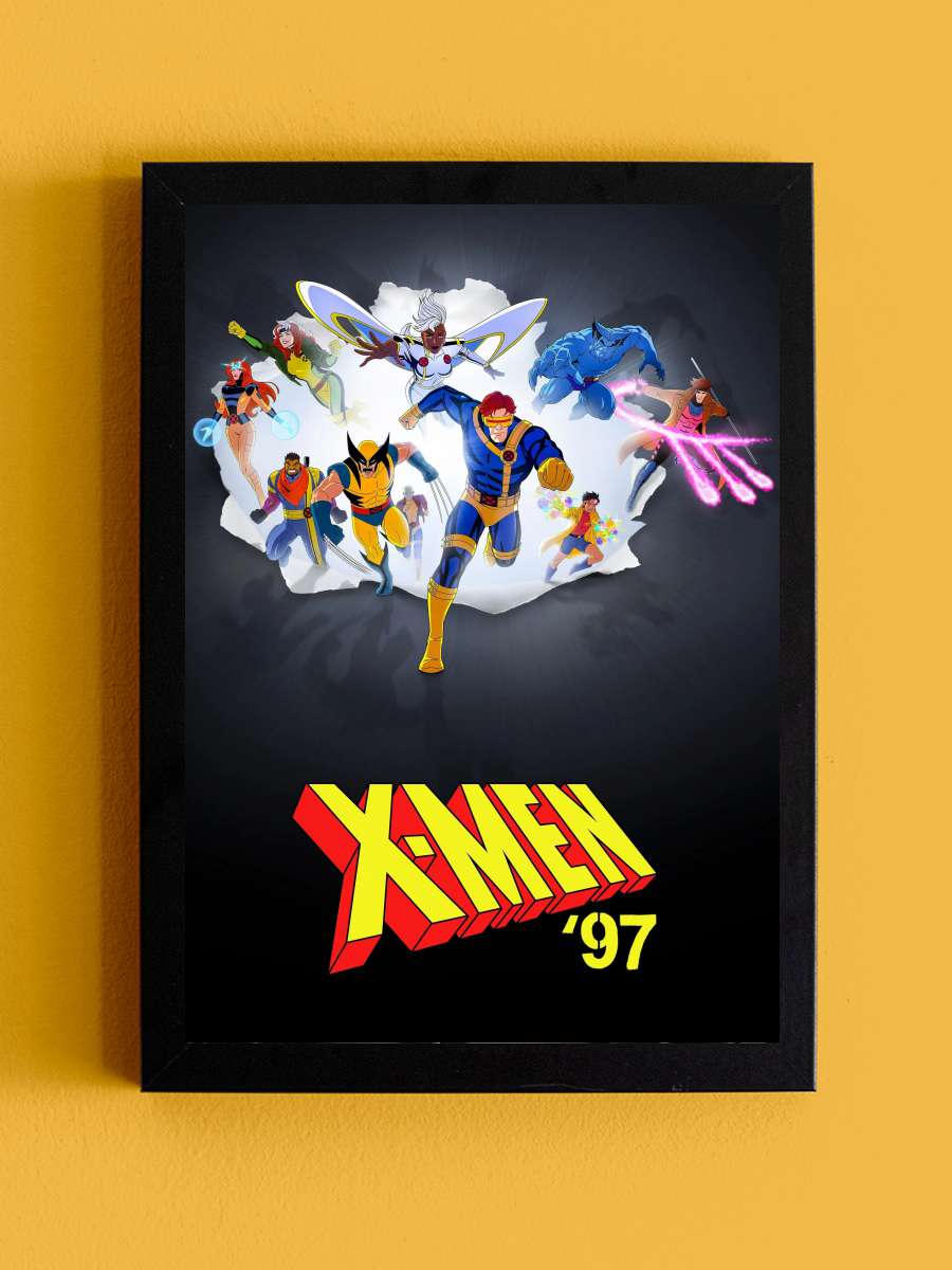 X-Men '97 Dizi Tablo Siyah Çerçeveli Dizi Poster Duvar Tablo