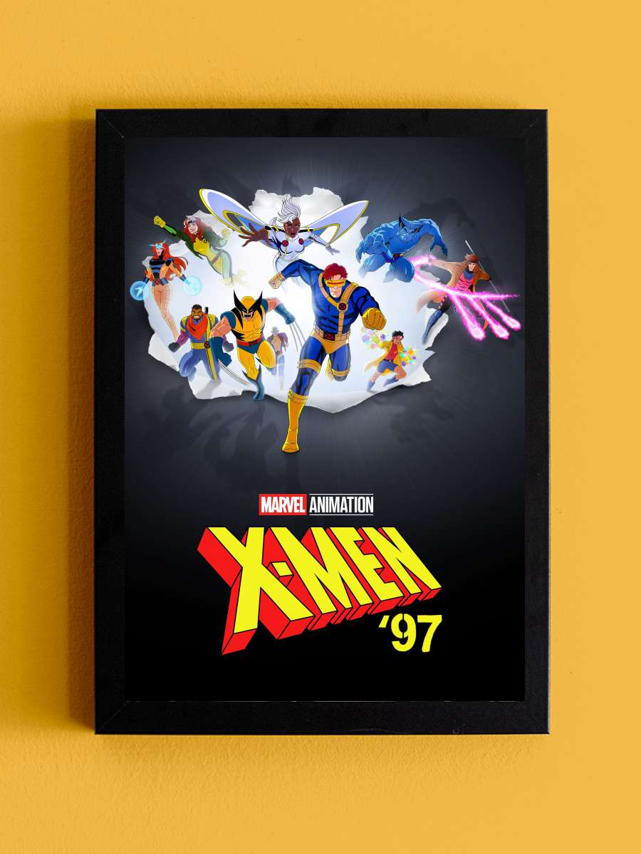 X-Men '97 Dizi Tablo Siyah Çerçeveli Dizi Poster Duvar Tablo