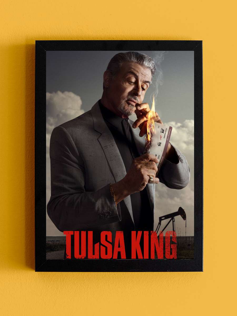 Tulsa King Dizi Tablo Siyah Çerçeveli Dizi Poster Duvar Tablo