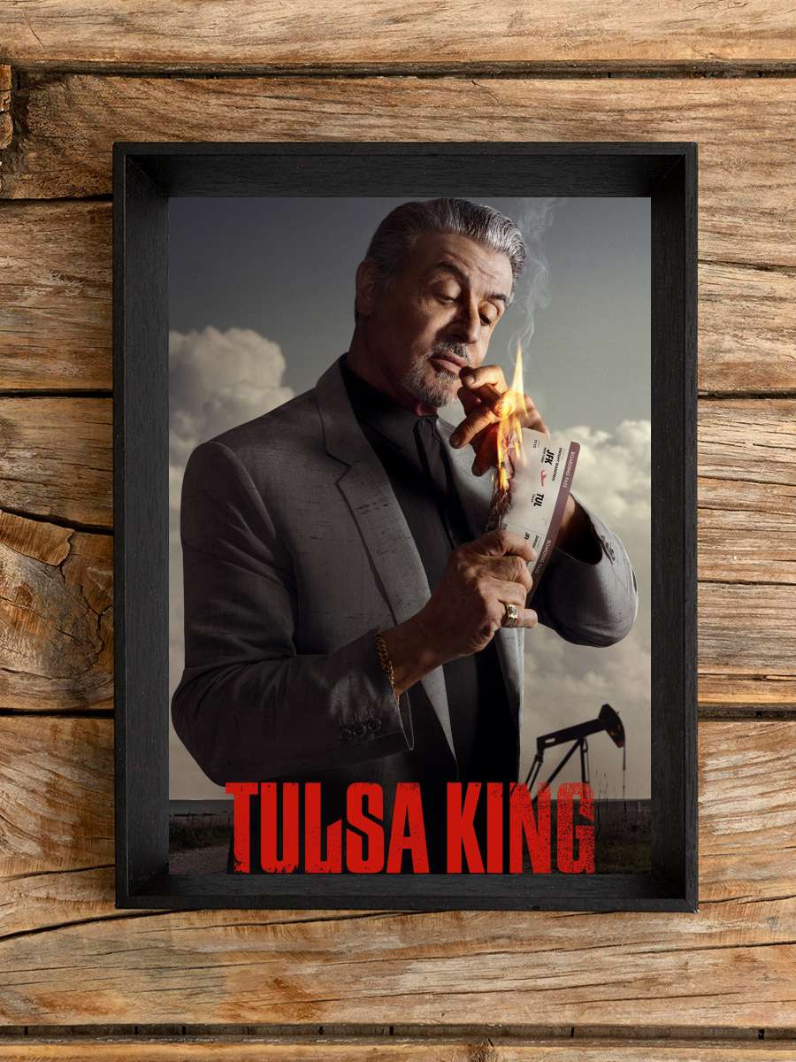 Tulsa King Dizi Tablo Siyah Çerçeveli Dizi Poster Duvar Tablo