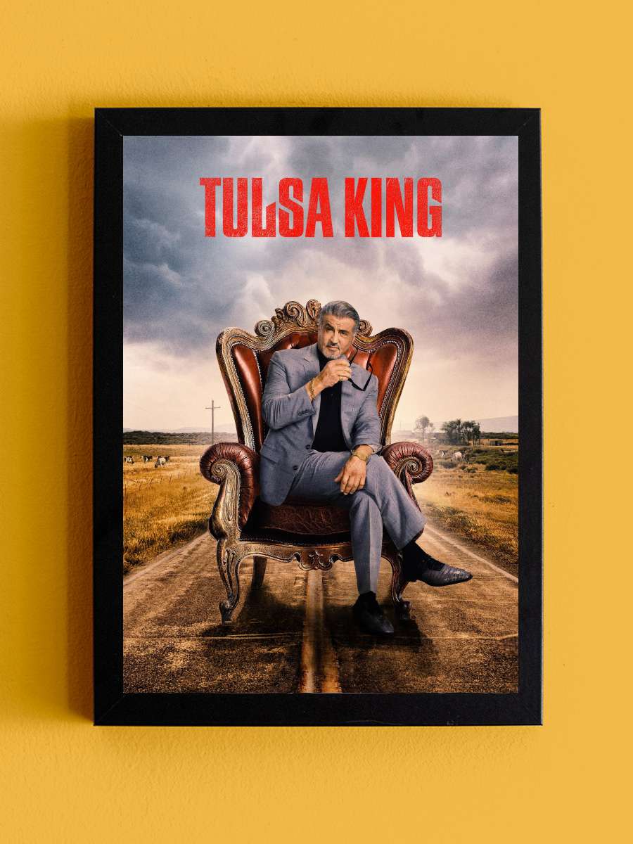 Tulsa King Dizi Tablo Siyah Çerçeveli Dizi Poster Duvar Tablo