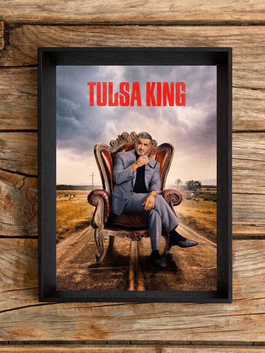 Tulsa King Dizi Tablo Siyah Çerçeveli Dizi Poster Duvar Tablo