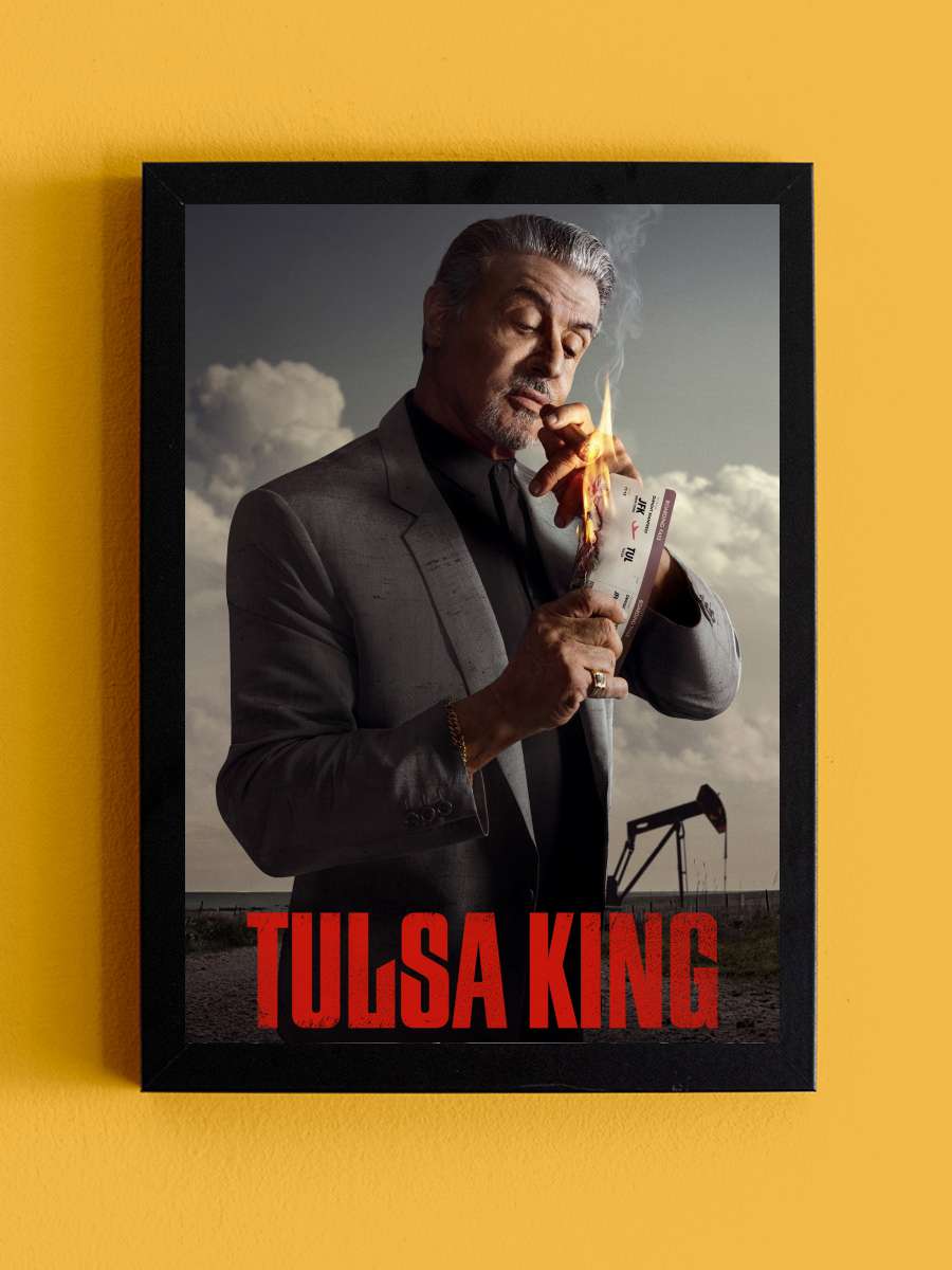 Tulsa King Dizi Tablo Siyah Çerçeveli Dizi Poster Duvar Tablo