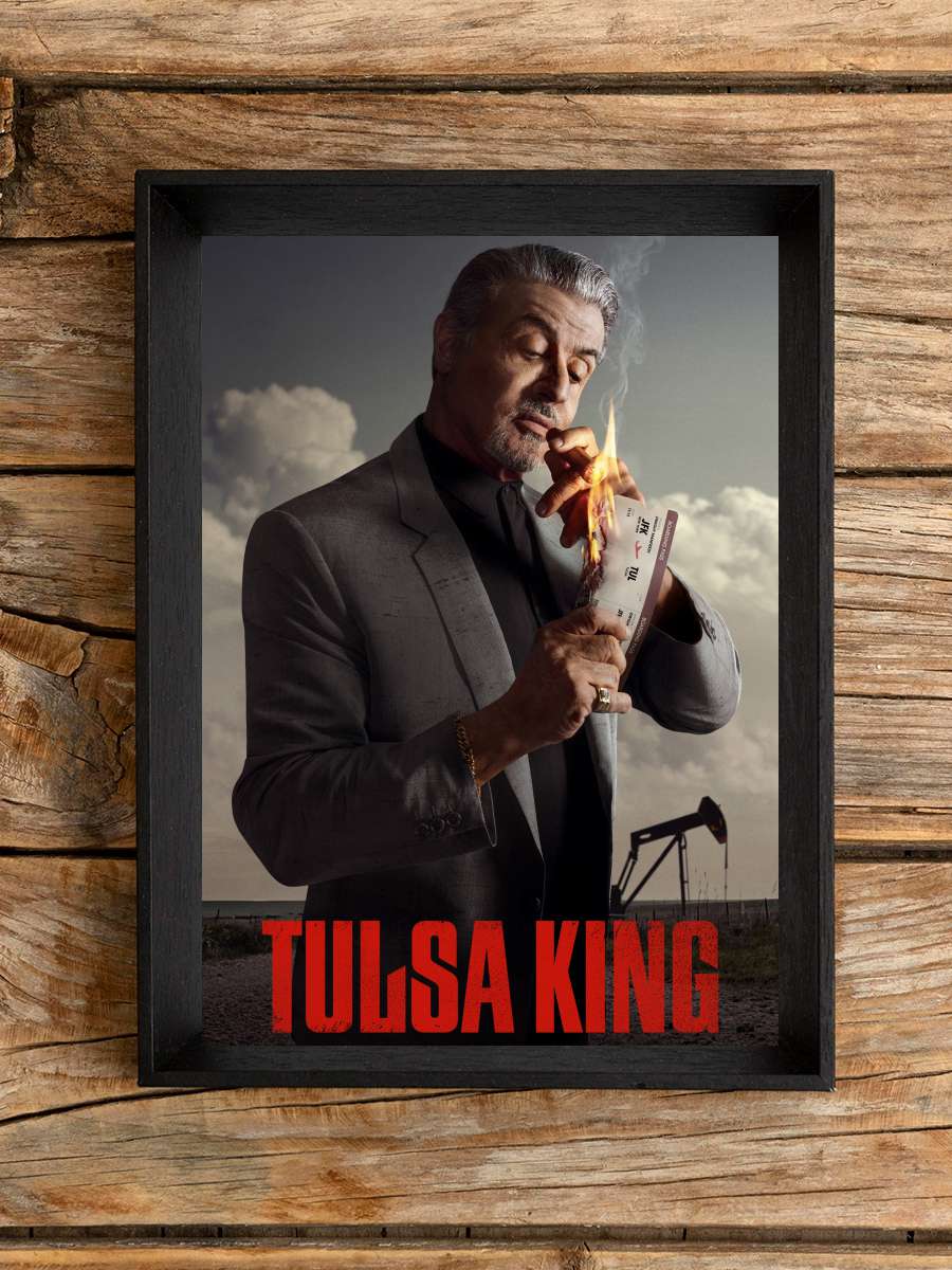 Tulsa King Dizi Tablo Siyah Çerçeveli Dizi Poster Duvar Tablo