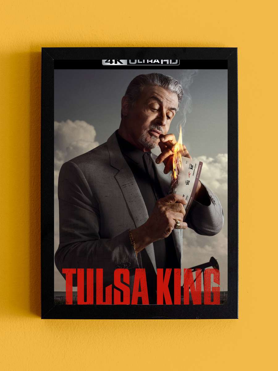 Tulsa King Dizi Tablo Siyah Çerçeveli Dizi Poster Duvar Tablo