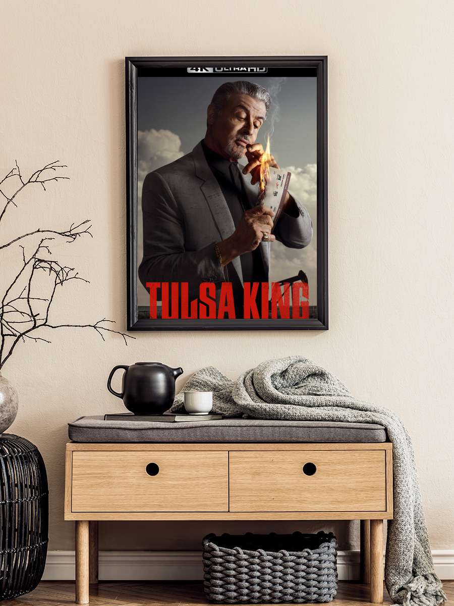 Tulsa King Dizi Tablo Siyah Çerçeveli Dizi Poster Duvar Tablo