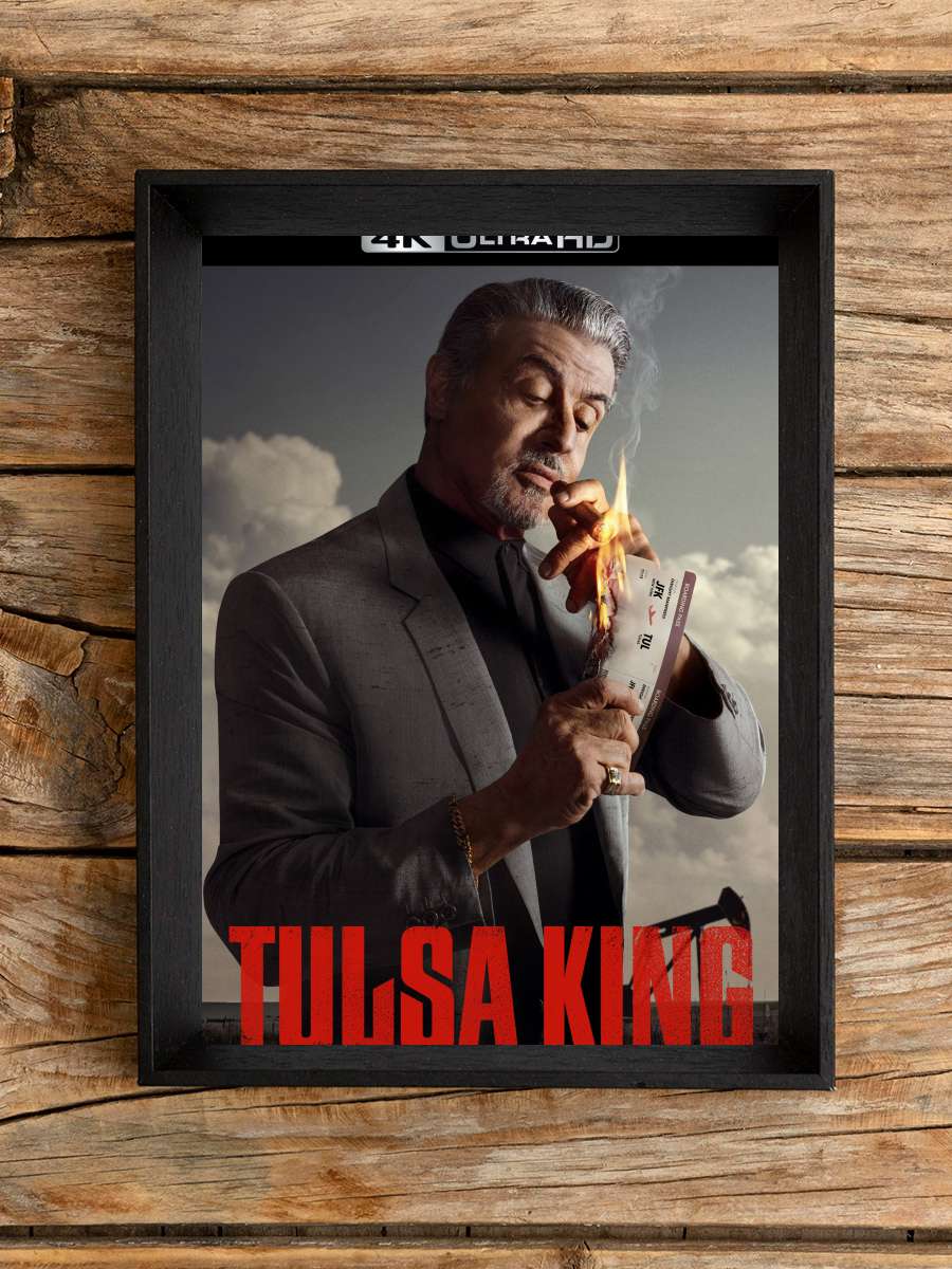 Tulsa King Dizi Tablo Siyah Çerçeveli Dizi Poster Duvar Tablo