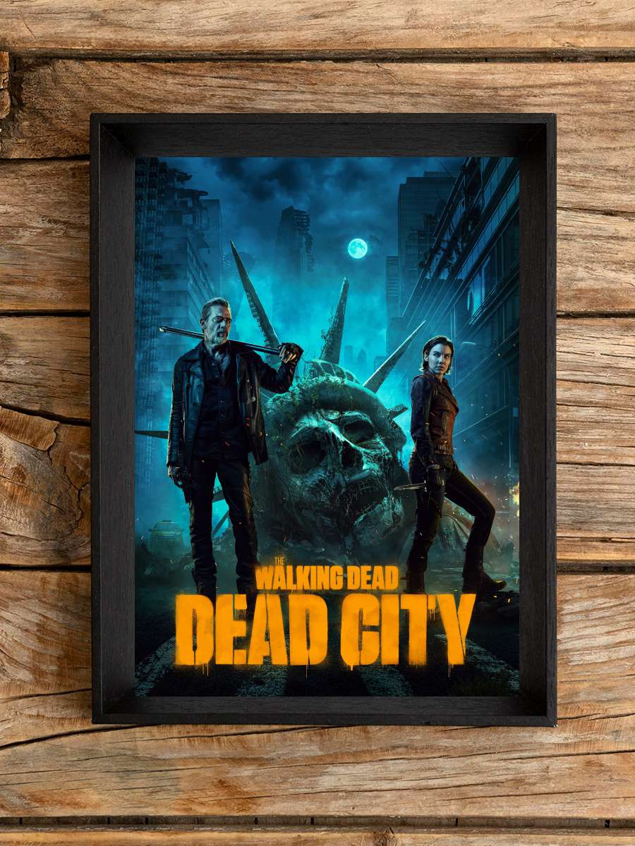 The Walking Dead: Dead City Dizi Tablo Siyah Çerçeveli Dizi Poster Duvar Tablo