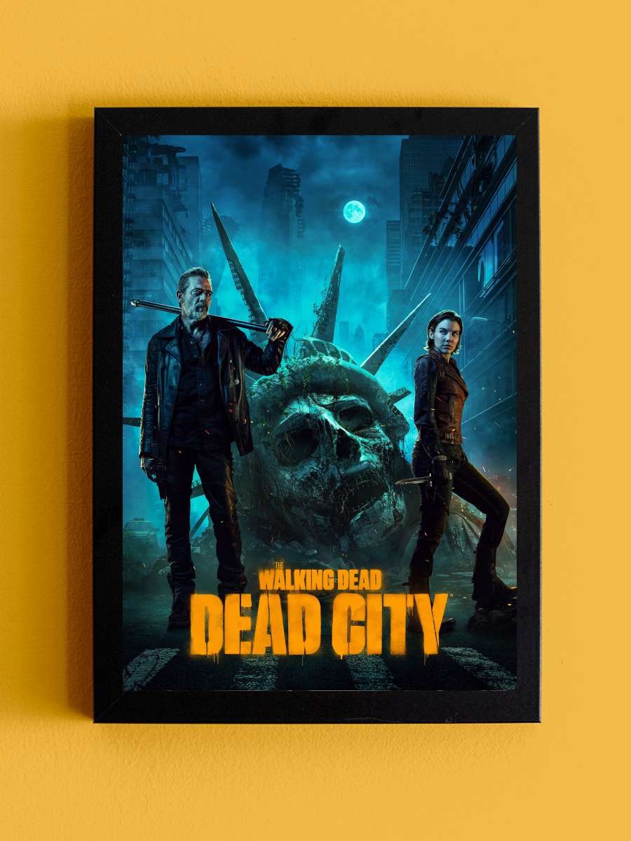 The Walking Dead: Dead City Dizi Tablo Siyah Çerçeveli Dizi Poster Duvar Tablo