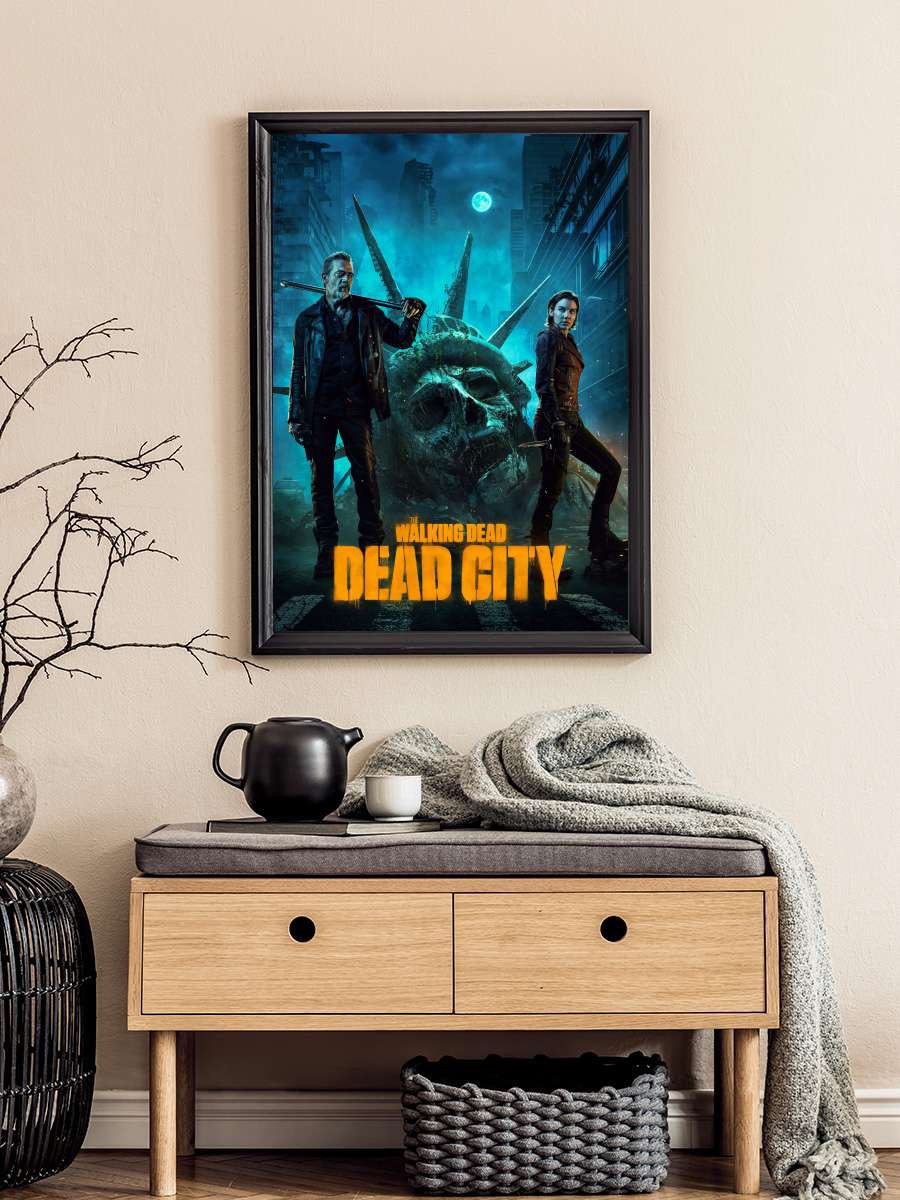 The Walking Dead: Dead City Dizi Tablo Siyah Çerçeveli Dizi Poster Duvar Tablo