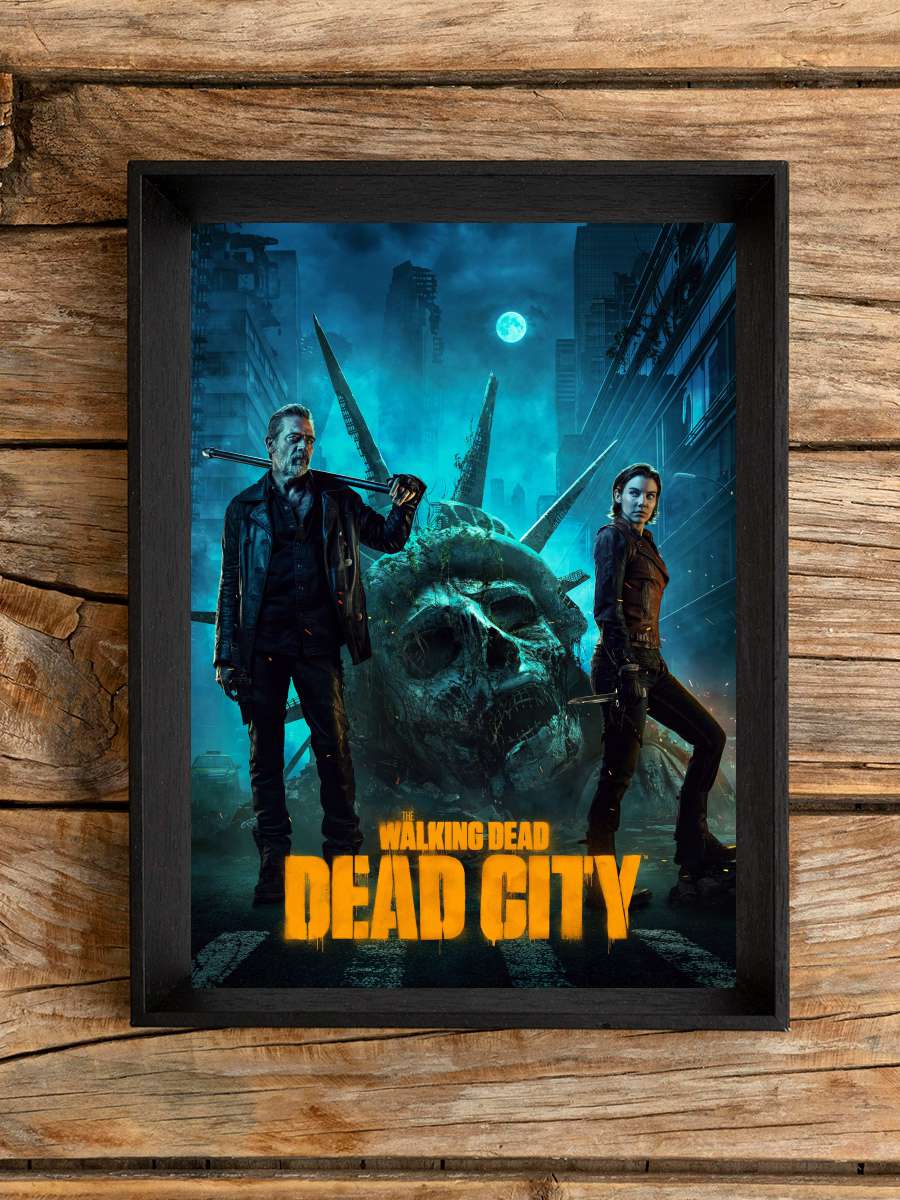 The Walking Dead: Dead City Dizi Tablo Siyah Çerçeveli Dizi Poster Duvar Tablo