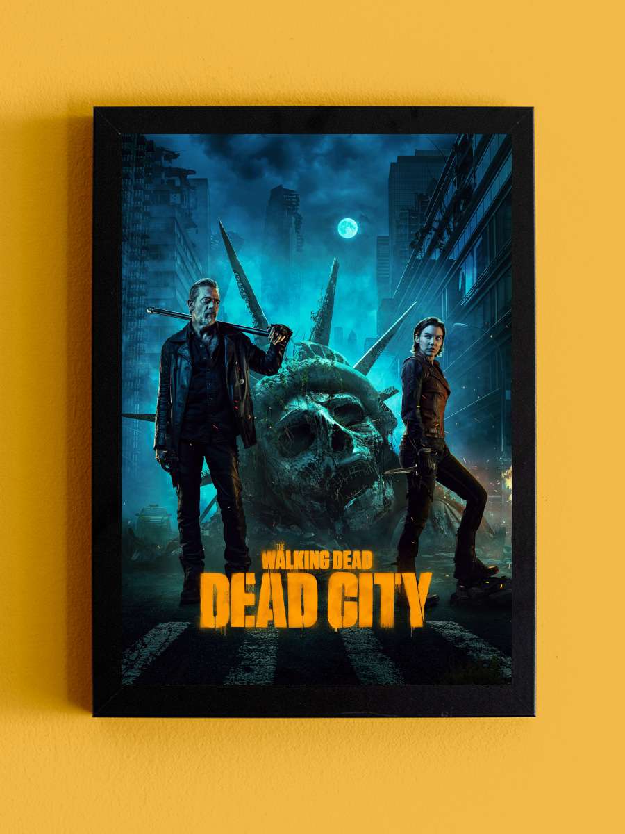 The Walking Dead: Dead City Dizi Tablo Siyah Çerçeveli Dizi Poster Duvar Tablo