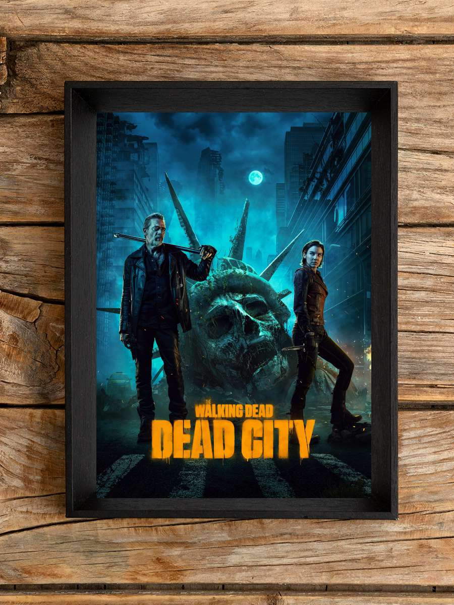 The Walking Dead: Dead City Dizi Tablo Siyah Çerçeveli Dizi Poster Duvar Tablo