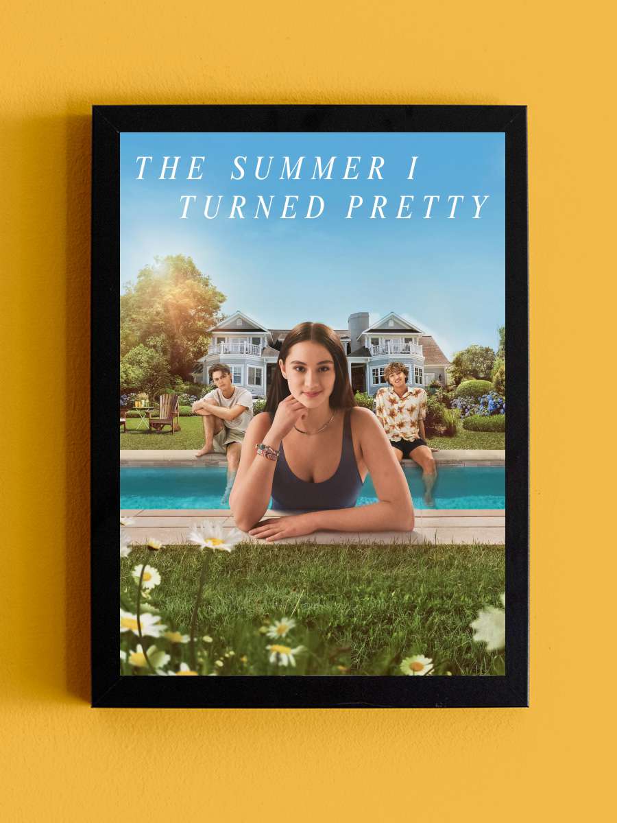 Güzelleştiğim O Yaz - The Summer I Turned Pretty Dizi Tablo Siyah Çerçeveli Dizi Poster Duvar Tablo