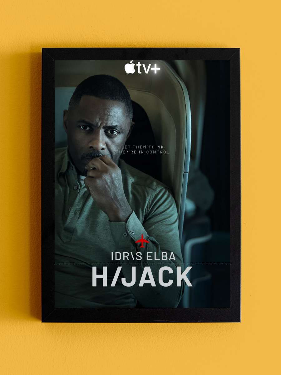 Hijack Dizi Tablo Siyah Çerçeveli Dizi Poster Duvar Tablo