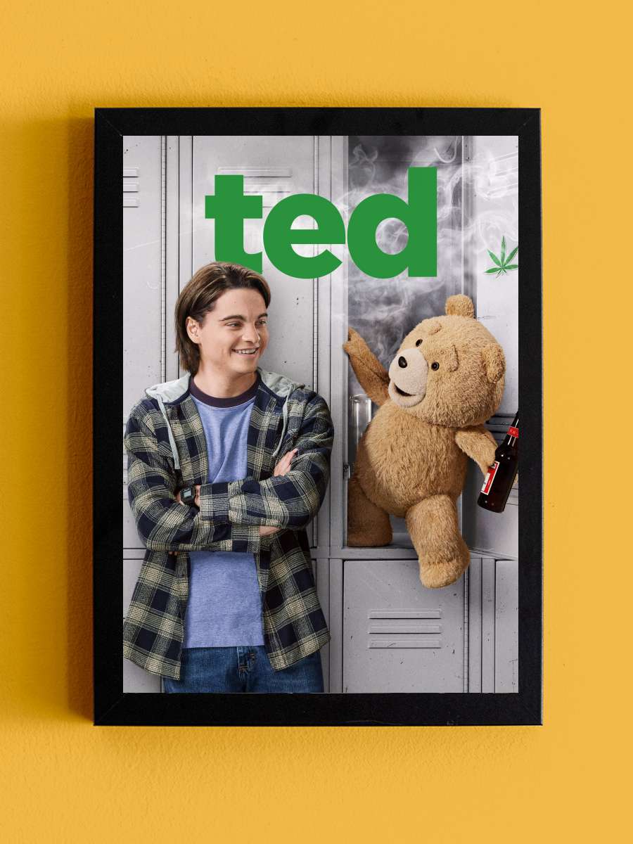 ted Dizi Tablo Siyah Çerçeveli Dizi Poster Duvar Tablo