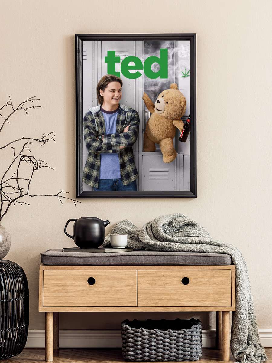 ted Dizi Tablo Siyah Çerçeveli Dizi Poster Duvar Tablo