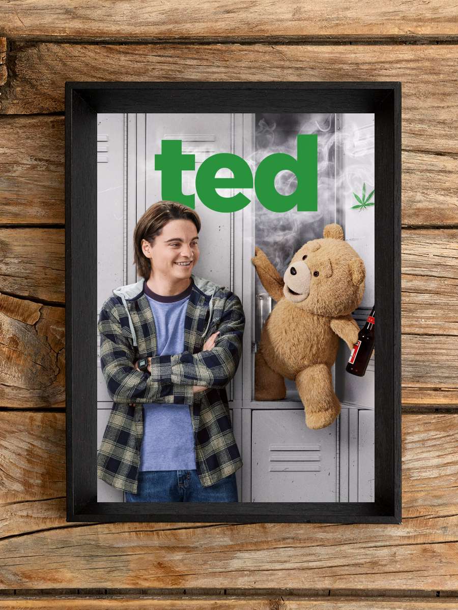 ted Dizi Tablo Siyah Çerçeveli Dizi Poster Duvar Tablo