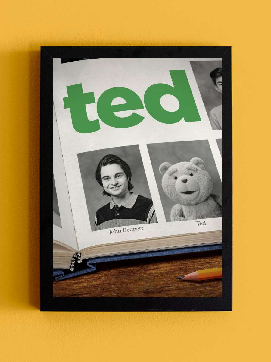 ted Dizi Tablo Siyah Çerçeveli Dizi Poster Duvar Tablo