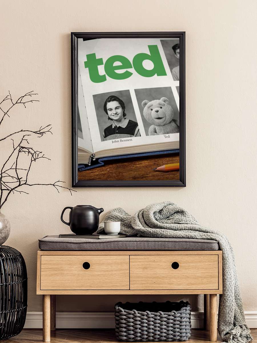 ted Dizi Tablo Siyah Çerçeveli Dizi Poster Duvar Tablo