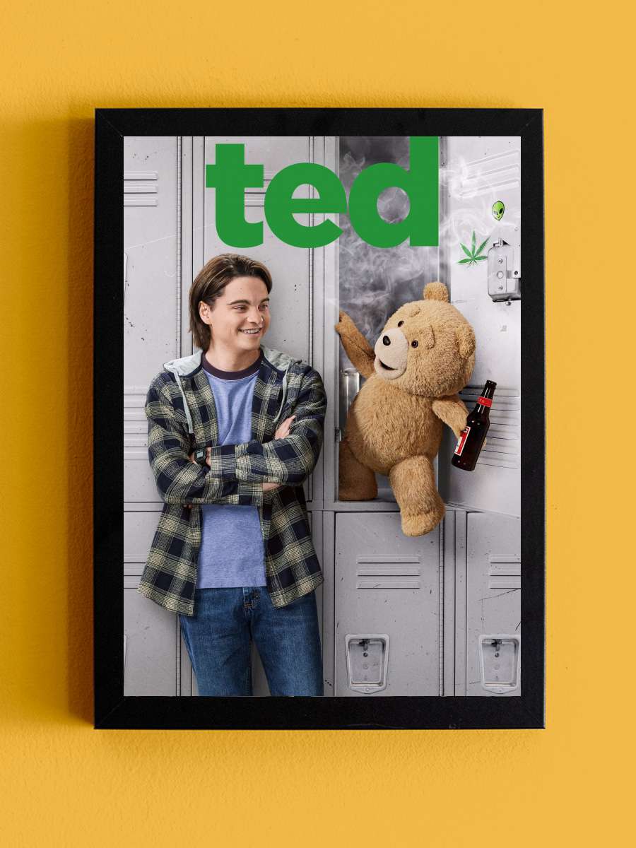 ted Dizi Tablo Siyah Çerçeveli Dizi Poster Duvar Tablo