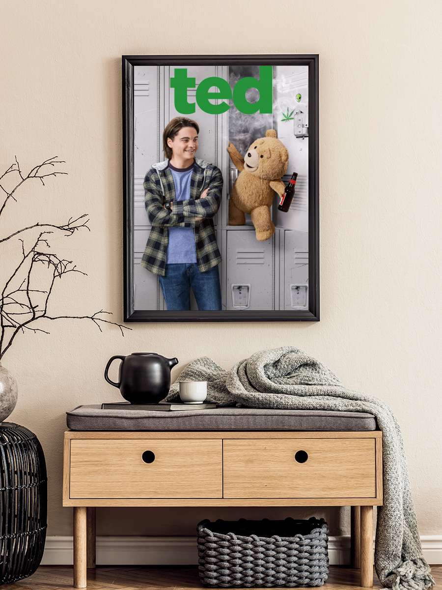 ted Dizi Tablo Siyah Çerçeveli Dizi Poster Duvar Tablo