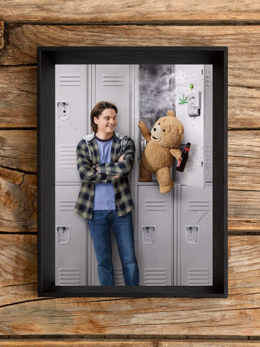 ted Dizi Tablo Siyah Çerçeveli Dizi Poster Duvar Tablo