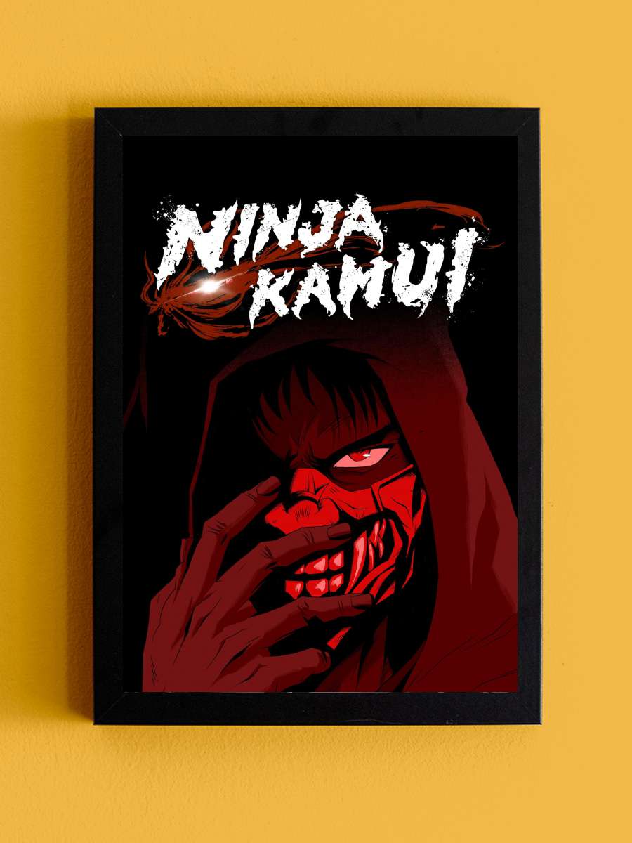 Ninja Kamui Dizi Tablo Siyah Çerçeveli Dizi Poster Duvar Tablo