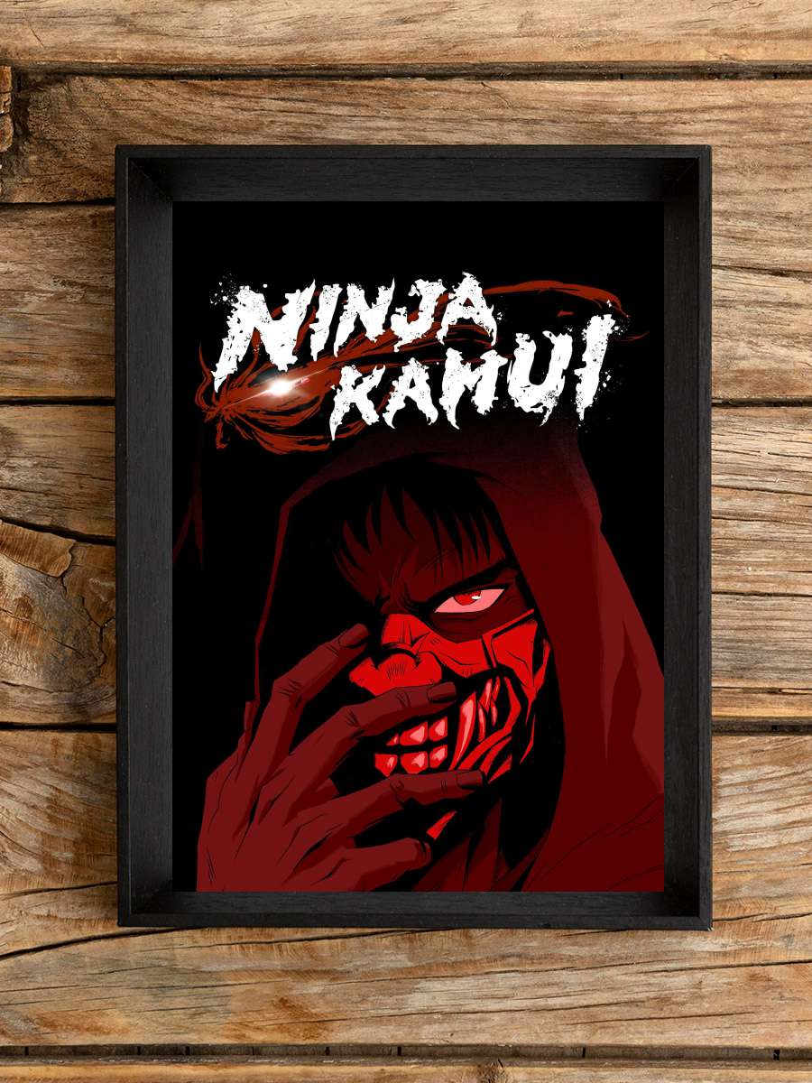 Ninja Kamui Dizi Tablo Siyah Çerçeveli Dizi Poster Duvar Tablo