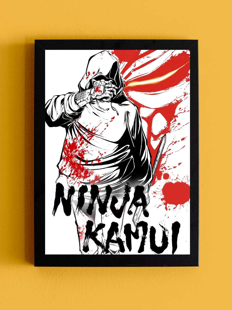 Ninja Kamui Dizi Tablo Siyah Çerçeveli Dizi Poster Duvar Tablo