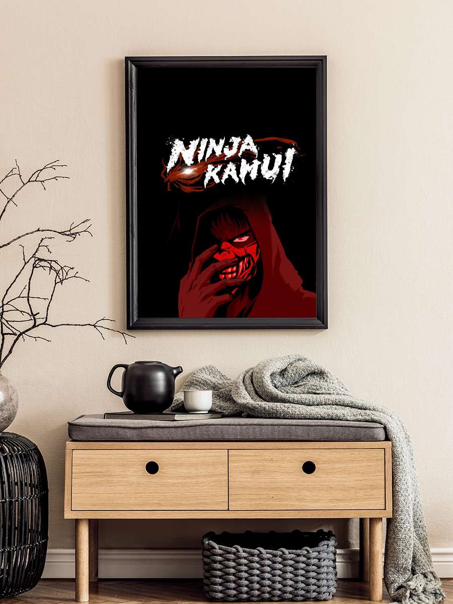 Ninja Kamui Dizi Tablo Siyah Çerçeveli Dizi Poster Duvar Tablo