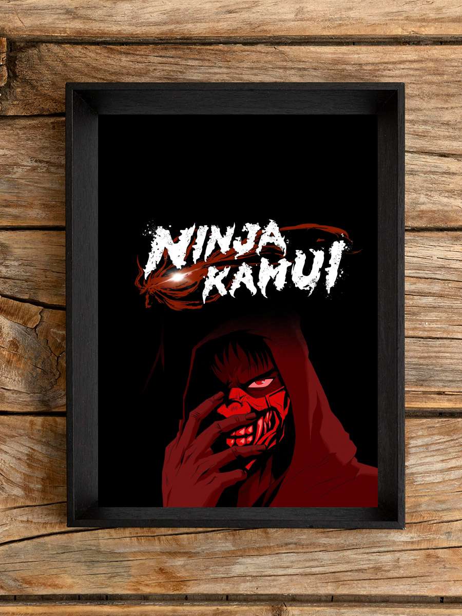 Ninja Kamui Dizi Tablo Siyah Çerçeveli Dizi Poster Duvar Tablo