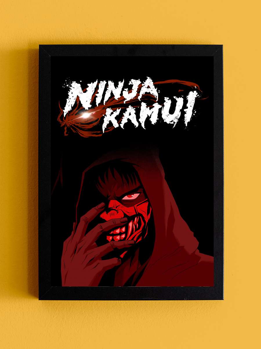 Ninja Kamui Dizi Tablo Siyah Çerçeveli Dizi Poster Duvar Tablo